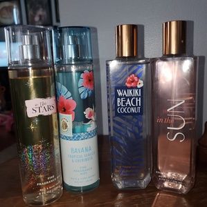 Bath and body perfumes